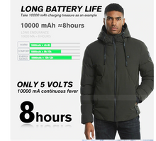 Load image into Gallery viewer, Unisex Winter Wind Stopper Smart Intelligent USB Full Body Heated Jacket freeshipping - Tyche Ace