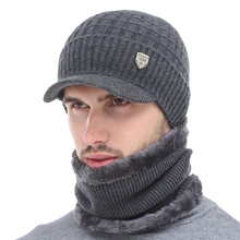 Load image into Gallery viewer, Unisex Winter Wool Beanie Cap and Scarf / Mask Sets freeshipping - Tyche Ace