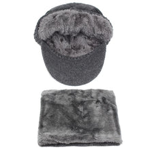 Load image into Gallery viewer, Unisex Winter Wool Beanie Cap and Scarf / Mask Sets freeshipping - Tyche Ace