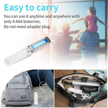 Load image into Gallery viewer, USB Portable Foldable UVC Sterilisation Disinfection Personal Traveling Steriliser Lamp freeshipping - Tyche Ace