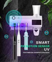 Load image into Gallery viewer, UV Disinfection Sterilisation Toothbrush With Toothpaste Squeezer Holder freeshipping - Tyche Ace