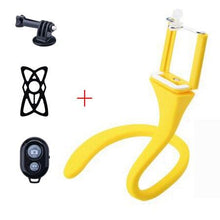 Load image into Gallery viewer, Variety Flexible Selfie Stick Bluetooth Tripod For Phone Camera Monopod Mobile Tripode For Gopro Holder Stand Smartphone Yellow freeshipping - Tyche Ace