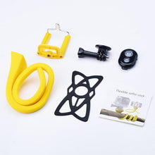 Load image into Gallery viewer, Variety Flexible Selfie Stick Bluetooth Tripod For Phone Camera Monopod Mobile Tripode For Gopro Holder Stand Smartphone Yellow freeshipping - Tyche Ace