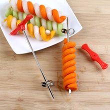 Load image into Gallery viewer, Vegetables Spiral Knife Carving Screw Slicer Cutter Spiraliser freeshipping - Tyche Ace