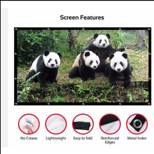 Load image into Gallery viewer, Video Projection Screen: Wall Projector HD Home Theatre Outdoor Movie Screen freeshipping - Tyche Ace