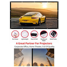 Load image into Gallery viewer, Video Projection Screen: Wall Projector HD Home Theatre Outdoor Movie Screen freeshipping - Tyche Ace