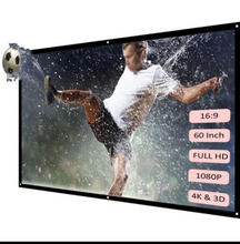 Load image into Gallery viewer, Video Projection Screen: Wall Projector HD Home Theatre Outdoor Movie Screen freeshipping - Tyche Ace