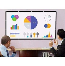 Load image into Gallery viewer, Video Projection Screen: Wall Projector HD Home Theatre Outdoor Movie Screen freeshipping - Tyche Ace