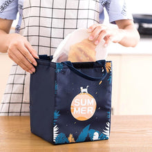 Load image into Gallery viewer, Woman Eco-Friendly Cartoon Design Insulated Waterproof Cooler Picnic Lunch Bag freeshipping - Tyche Ace