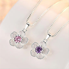 Load image into Gallery viewer, Woman Handmade Cherry Blossom Necklace Pendant freeshipping - Tyche Ace