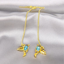 Load image into Gallery viewer, Woman Unique Long Drop Bird Pendant Earrings freeshipping - Tyche Ace