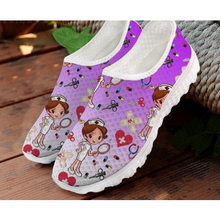 Load image into Gallery viewer, Women 3D Nurse Cartoon Print Flat Shoes freeshipping - Tyche Ace