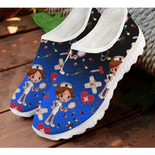 Load image into Gallery viewer, Women 3D Nurse Cartoon Print Flat Shoes freeshipping - Tyche Ace