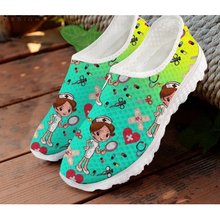 Load image into Gallery viewer, Women 3D Nurse Cartoon Print Flat Shoes freeshipping - Tyche Ace