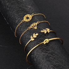 Load image into Gallery viewer, Women 4pcs/Set Bohemia Charm Bracelet Bangles freeshipping - Tyche Ace