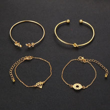 Load image into Gallery viewer, Women 4pcs/Set Bohemia Charm Bracelet Bangles freeshipping - Tyche Ace