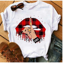 Load image into Gallery viewer, Women Awesome Fashionable Lips Print Design T Shirts freeshipping - Tyche Ace