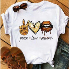 Load image into Gallery viewer, Women Awesome Fashionable Lips Print Design T Shirts freeshipping - Tyche Ace