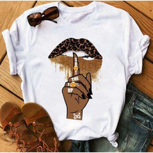 Load image into Gallery viewer, Women Awesome Fashionable Lips Print Design T Shirts freeshipping - Tyche Ace