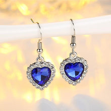 Load image into Gallery viewer, Women Blue Heart Crystal Zircon Jewellery Sets freeshipping - Tyche Ace