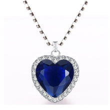 Load image into Gallery viewer, Women Blue Heart Crystal Zircon Jewellery Sets freeshipping - Tyche Ace