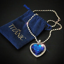 Load image into Gallery viewer, Women Blue Heart Crystal Zircon Jewellery Sets freeshipping - Tyche Ace