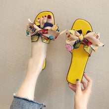 Load image into Gallery viewer, Women Bow Summer Indoor Outdoor Flip-flops Sandals freeshipping - Tyche Ace
