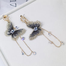 Load image into Gallery viewer, Women Butterfly Long Tassel Pendant Metal Earrings freeshipping - Tyche Ace