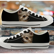 Load image into Gallery viewer, Women Canvas Low Top 3D Dog Print Shoes freeshipping - Tyche Ace