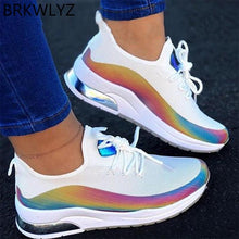 Load image into Gallery viewer, Women Casual Colourful Cool Lace Up Vulcanized Shoes freeshipping - Tyche Ace