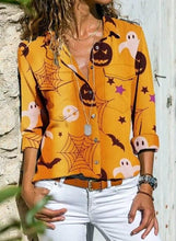 Load image into Gallery viewer, Women Casual Floral Print Design Long Sleeve Shirt freeshipping - Tyche Ace