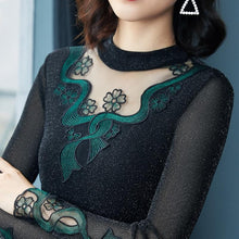 Load image into Gallery viewer, Women Casual Long Sleeve Embroidered Sweater freeshipping - Tyche Ace