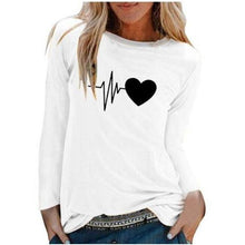 Load image into Gallery viewer, Women Casual Print Long Sleeve Loose T Shirt freeshipping - Tyche Ace
