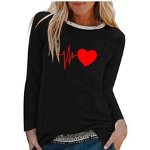 Load image into Gallery viewer, Women Casual Print Long Sleeve Loose T Shirt freeshipping - Tyche Ace