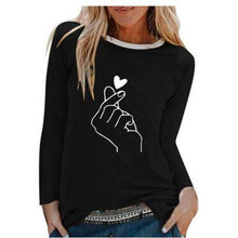 Load image into Gallery viewer, Women Casual Print Long Sleeve Loose T Shirt freeshipping - Tyche Ace
