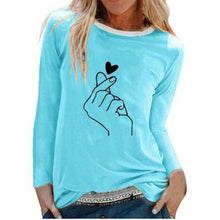 Load image into Gallery viewer, Women Casual Print Long Sleeve Loose T Shirt freeshipping - Tyche Ace