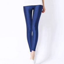 Load image into Gallery viewer, Women Casual Shiny Fluorescent Spandex Leggings freeshipping - Tyche Ace