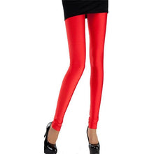 Load image into Gallery viewer, Women Casual Shiny Fluorescent Spandex Leggings freeshipping - Tyche Ace