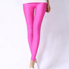 Load image into Gallery viewer, Women Casual Shiny Fluorescent Spandex Leggings freeshipping - Tyche Ace