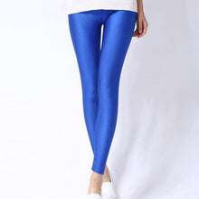 Load image into Gallery viewer, Women Casual Shiny Fluorescent Spandex Leggings freeshipping - Tyche Ace