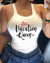 Load image into Gallery viewer, Women Casual Sleeveless Thick Strap Lip Print Backless Bowknot Design Tank Tops freeshipping - Tyche Ace