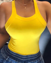 Load image into Gallery viewer, Women Casual Sleeveless Thick Strap Lip Print Backless Bowknot Design Tank Tops freeshipping - Tyche Ace