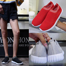 Load image into Gallery viewer, Women Casual Slip-On Striped Sock Shoes freeshipping - Tyche Ace
