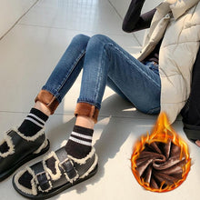 Load image into Gallery viewer, Women Casual Stretchy Warm High Waist Fleece Lined Skinny Slim Fit Denim Jeans freeshipping - Tyche Ace