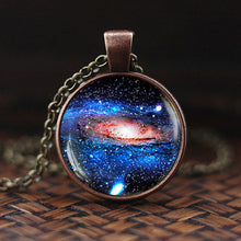 Load image into Gallery viewer, Women Charming Universe Glass Cabochon Galaxy Necklaces freeshipping - Tyche Ace