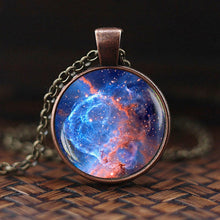 Load image into Gallery viewer, Women Charming Universe Glass Cabochon Galaxy Necklaces freeshipping - Tyche Ace