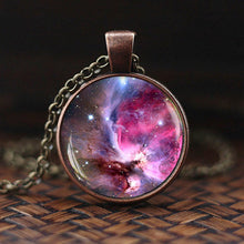 Load image into Gallery viewer, Women Charming Universe Glass Cabochon Galaxy Necklaces freeshipping - Tyche Ace
