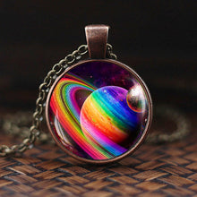 Load image into Gallery viewer, Women Charming Universe Glass Cabochon Galaxy Necklaces freeshipping - Tyche Ace