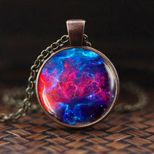 Load image into Gallery viewer, Women Charming Universe Glass Cabochon Galaxy Necklaces freeshipping - Tyche Ace