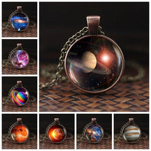 Load image into Gallery viewer, Women Charming Universe Glass Cabochon Galaxy Necklaces freeshipping - Tyche Ace